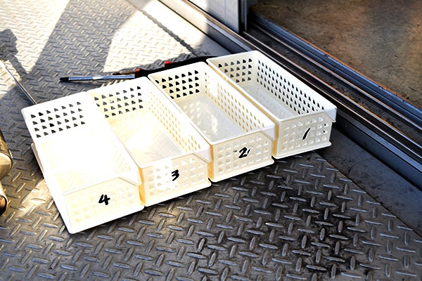 XJR400R キャブレター分解準備