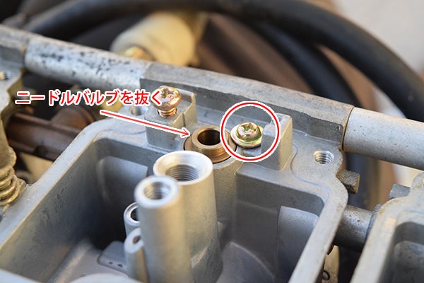 XJR400R キャブレター 分解