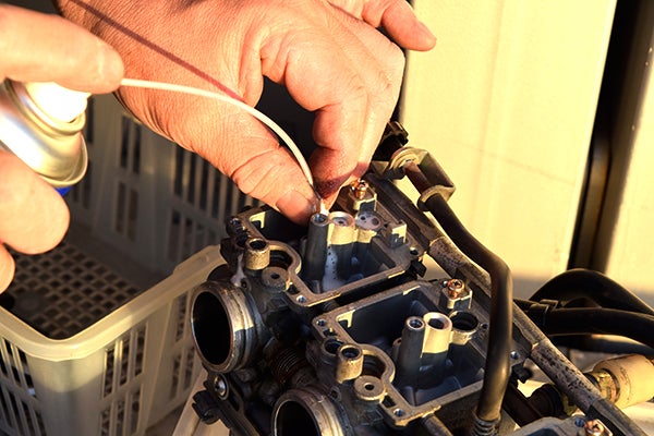 XJR400R キャブレター 分解