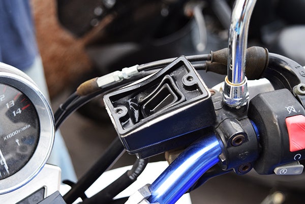 XJR400R ブレーキホース交換