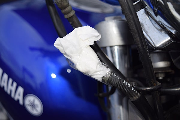 XJR400R ブレーキホース交換