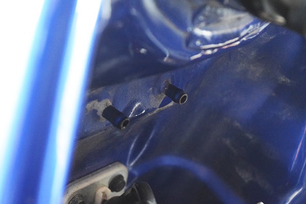 XJR400R プラグコード交換