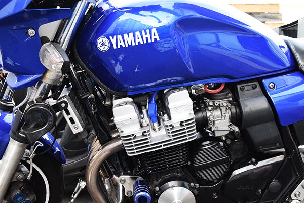 XJR400R プラグコード交換