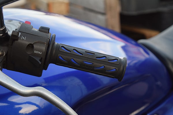 XJR400R グリップ交換