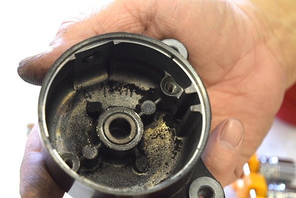 XJR400R セルモーター ブラシ交換