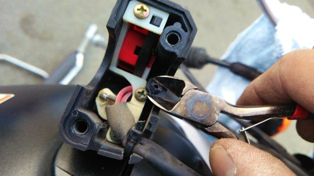 セロー250 ハンドルスイッチ