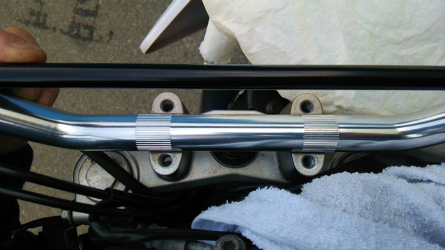 セロー250 ハンドル