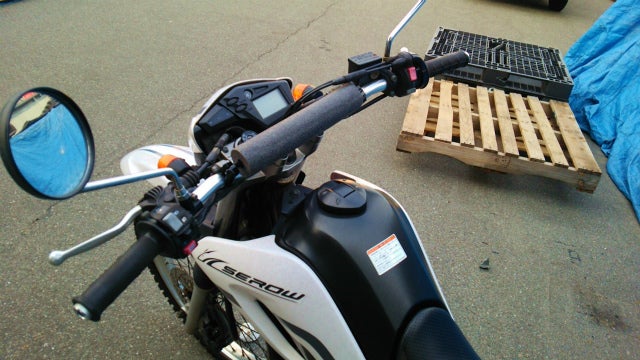 セロー250 ハンドル