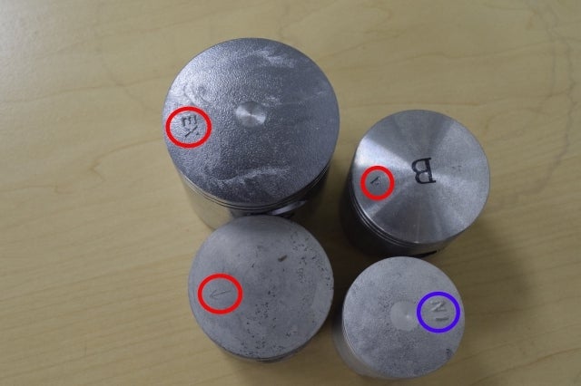 ピストントップの印の意味