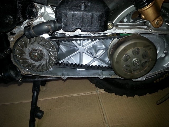 プーリー交換完了