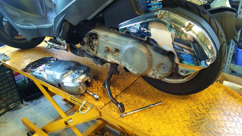 アドレスV125 ドライブベルト鳴き | バイクパーツのATOP