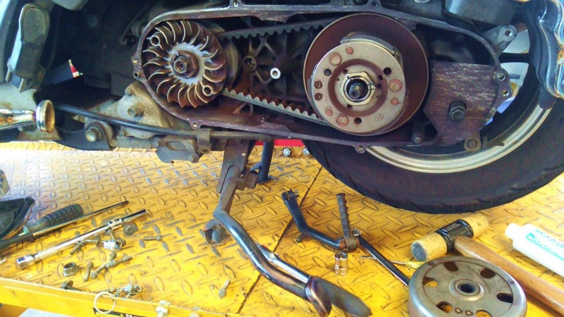 アドレスV125交換 アドレスV125 ドライブベルト鳴き | バイクパーツのATOP