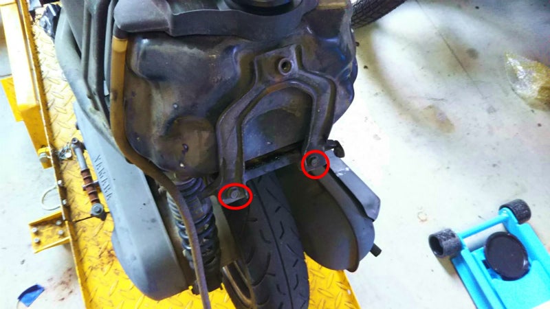 JOGアプリオ ガソリンタンク