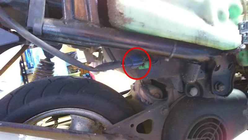 JOGアプリオ ガソリンタンク