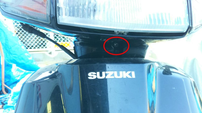 アドレスV100 メーターワイヤー交換