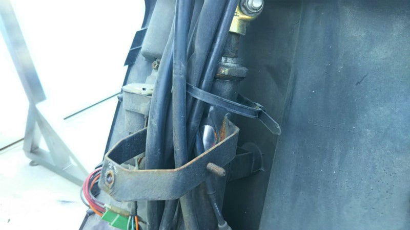 アドレスV100 メーターワイヤー交換