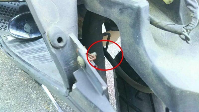 アドレスV100 メーターワイヤー交換