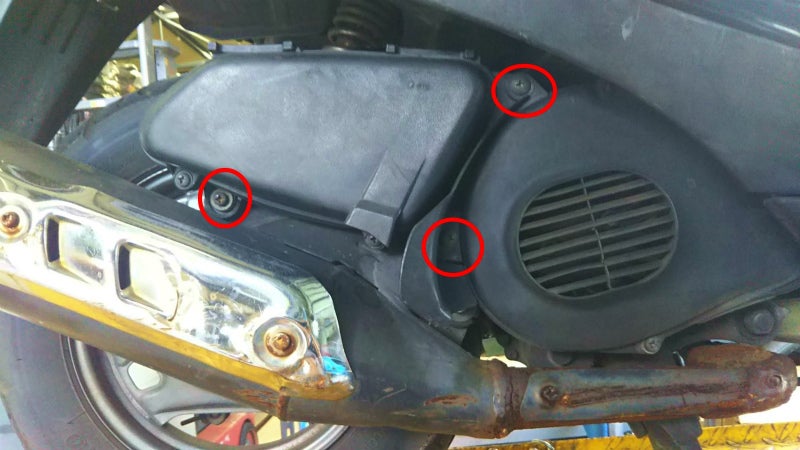 アドレスV100 メーターワイヤー交換