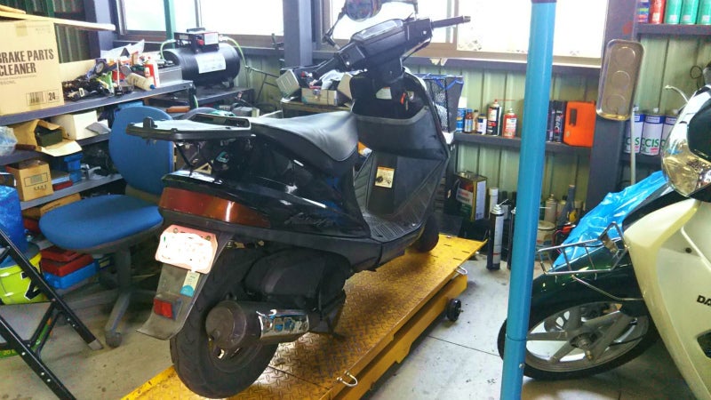 アドレスV100 メーターワイヤー交換