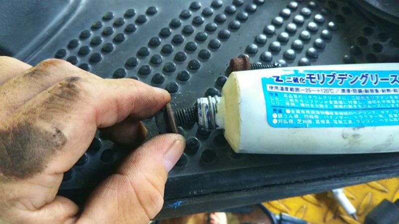 アドレスV100 マフラー交換