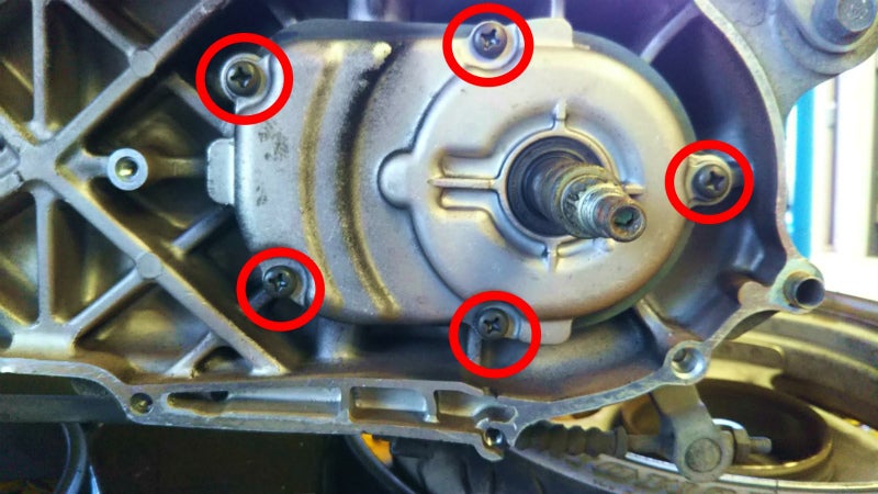 アプリオ　トランスミッションベアリング交換