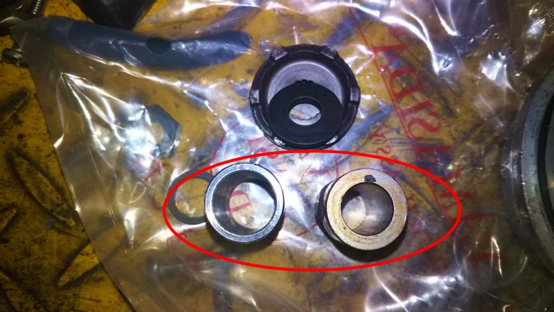 アプリオ　トランスミッションベアリング交換