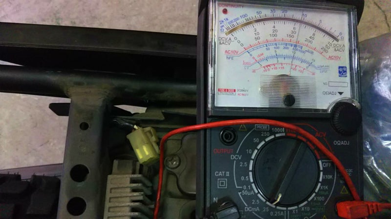 セロー250　レギュレーター交換