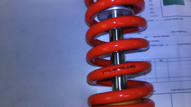 CRM50 YSS試作リアサスペンション