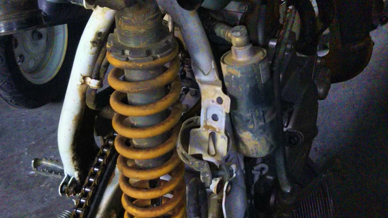 CRM50 YSS試作リアサスペンション