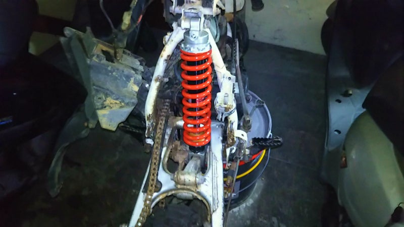 CRM50 YSS試作リアサスペンション | バイクパーツのATOP