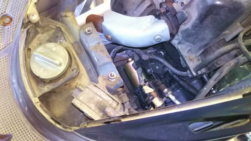 スーパーディオ　セルモーター交換