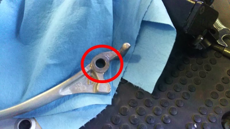 アドレスV100 マスターシリンダー交換