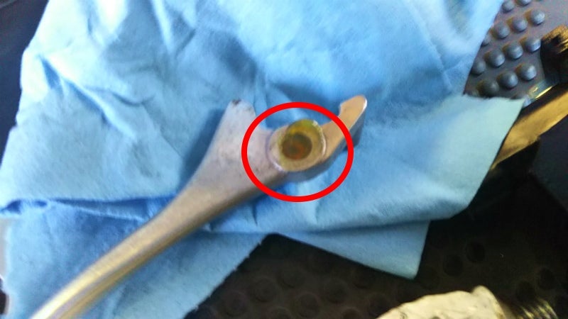 アドレスV100 マスターシリンダー交換