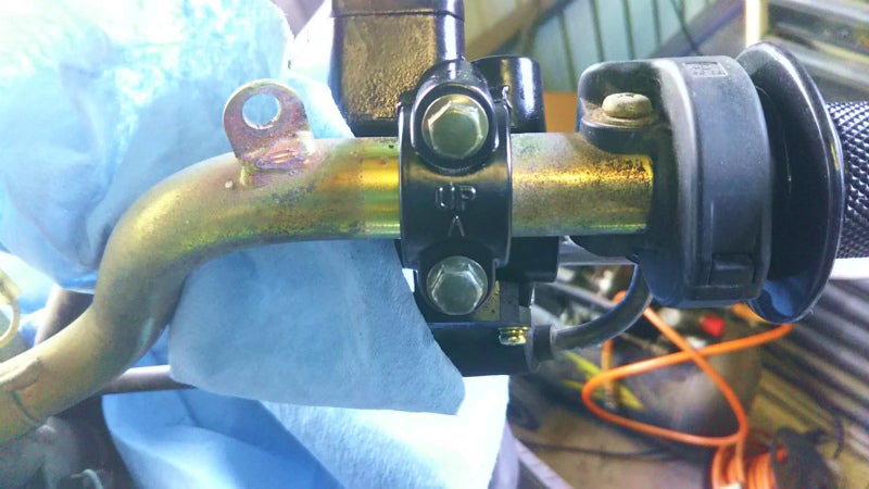 アドレスV100 マスターシリンダー交換