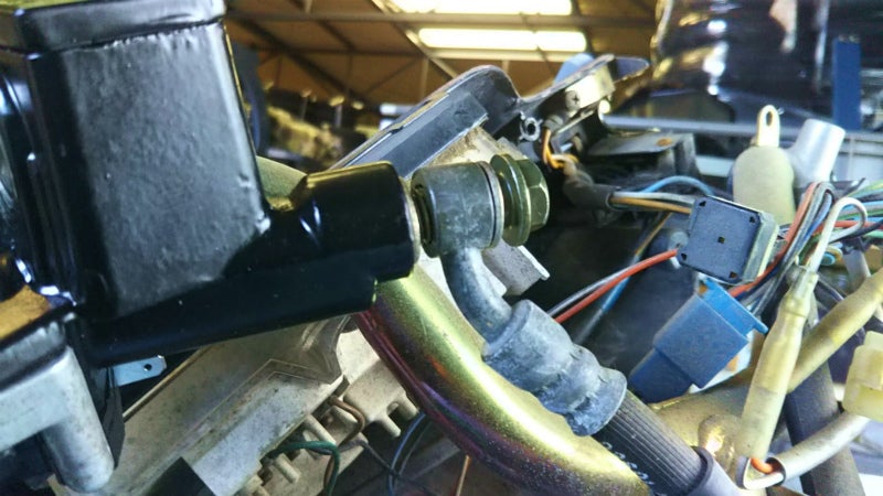 アドレスV100 マスターシリンダー交換