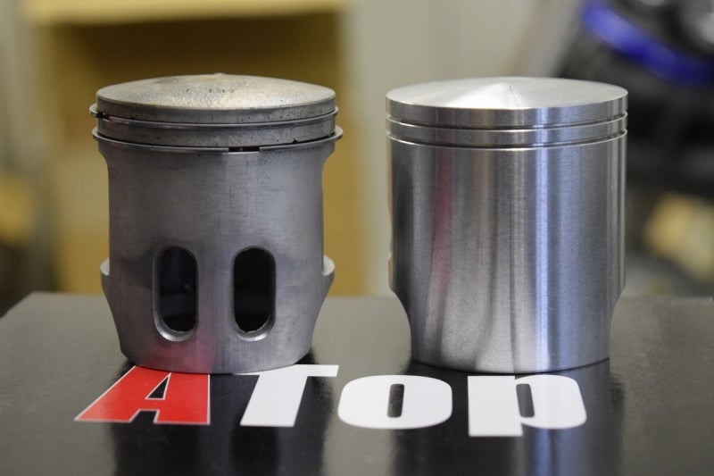 AIRSALピストンと純正ピストンの比較