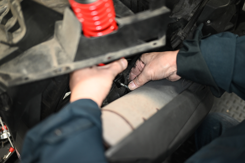 NMAX155にYSSリアサスペンション取り付け