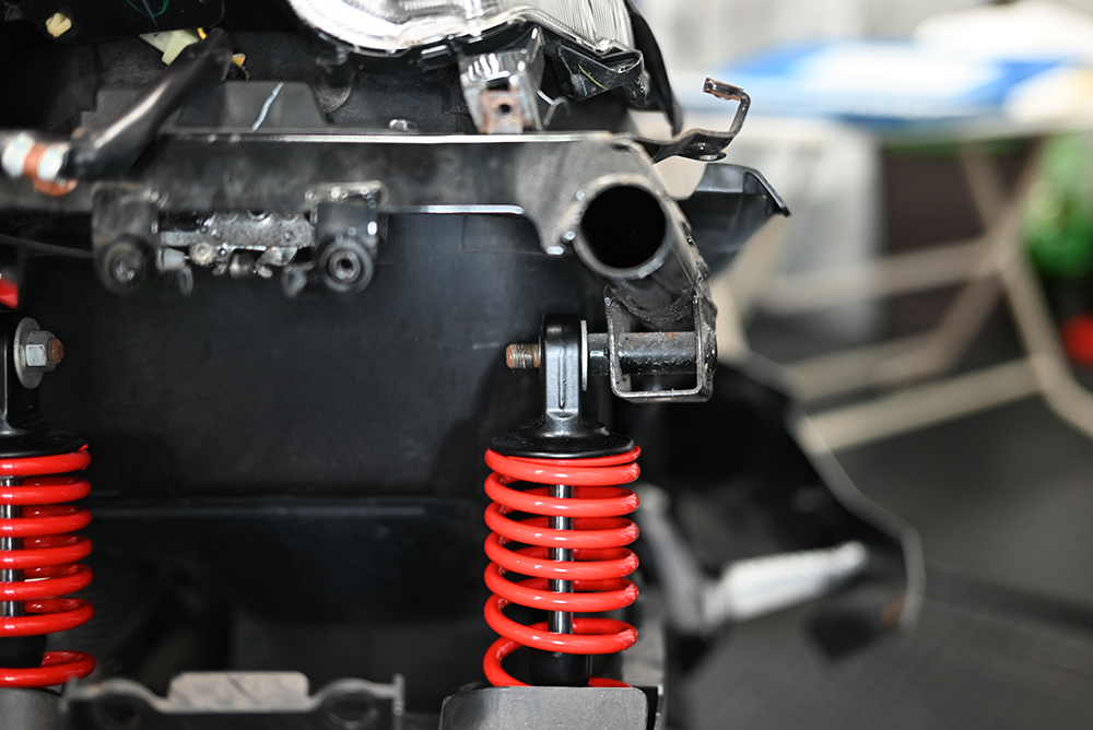 NMAX155のリアサスペンション交換