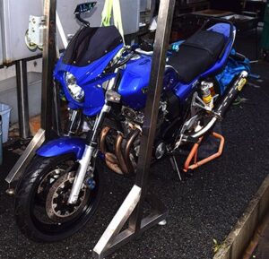 フロントフォークオーバーホールです！ RH02J XJR400R